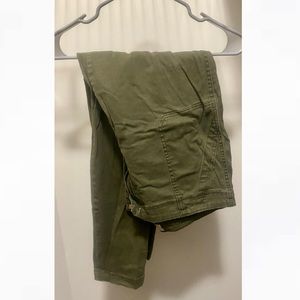 Green Cargo Style Jeans